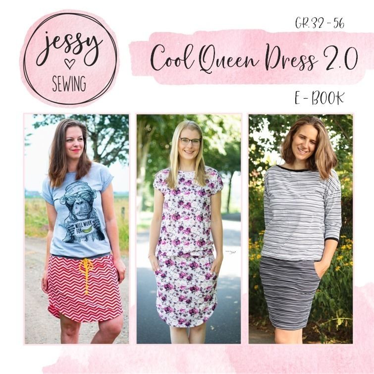 Schnittmuster Pattarina: Cool Queen Dress 2.0 von Jessy Sewing